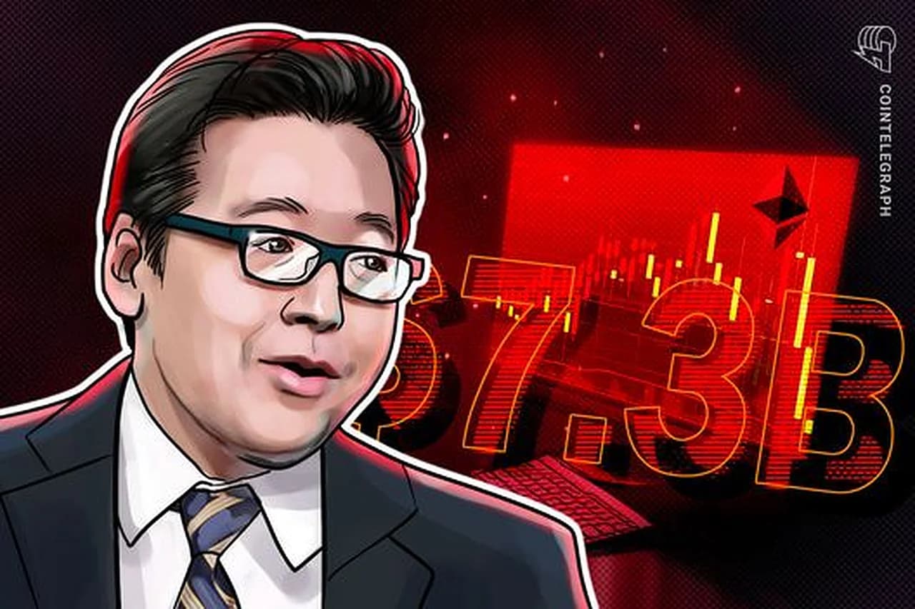 Ethereum-портфель Тома Ли понес убытки в размере 7,35 млрд долларов