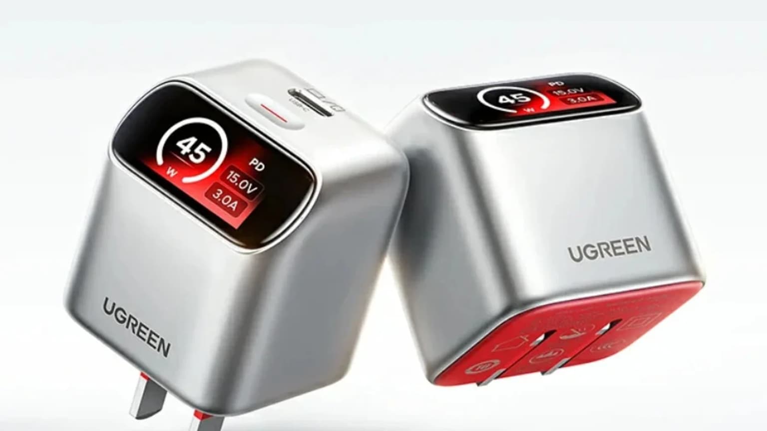 Ugreen introduces new GaN charger: also displays iPhone model
