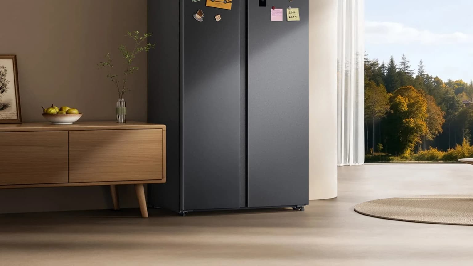 Xiaomi представила доступный холодильник Mijia Side-by-Side 561L