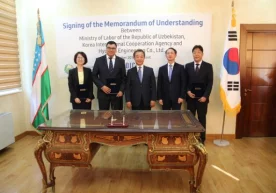 Меҳнат вазирлиги, KOICA ва Hyundai Engineering кадрлар