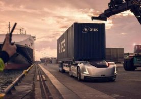 Volvo Trucks компаниясининг кабинаси йўқ, ҳайдовчисиз