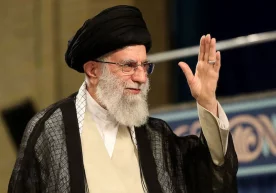 Foto: AFP Eron oliy rahnamosi Oyatulloh Xomanaiy AQSH