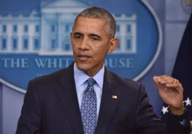 Фото: : NICHOLAS KAMM/AFP via Getty Images Барак Обама 17