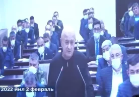 Видеодан кадрлар Жорий йилнинг 2 февраль куни Президент