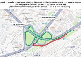Тошкент шаҳри Яккасарой туманида Кичик ҳалқа автомобиль