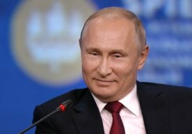 Фото: TV Sentr Россия президенти Владимир Путин ўз