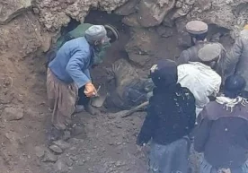 Фото: «Tolonews.com» Афғонистондаги олтин конида ўпирилиш
