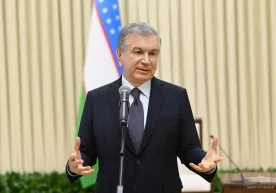 Toshkent shahar hokimligi binosida prezident Shavkat