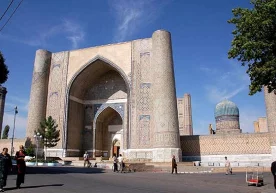 Самарқандда шаҳарнинг тарихий марказида жойлашган