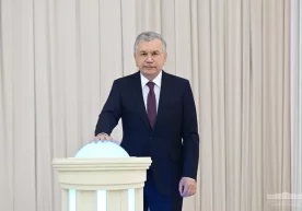 Президент Навоийда 15 та лойиҳанинг қурилиши ва фаолиятини бошлаб берди фото