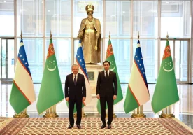 Айни дақиқаларда Туркманистондаги «Ўғизхон» қароргоҳида
