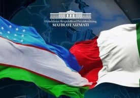 Президент Шавкат Мирзиёев Италия Республикаси билан