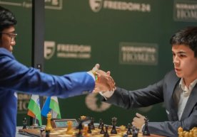 Вчера на шахматной доске для нашего соотечественника