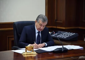 Фото: Президент матбуот хизмати Ўзбекистонда президент