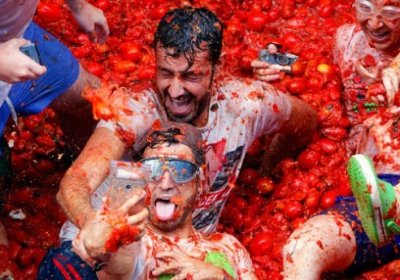 Ispaniyada pomidor festivali bo‘lib o‘tdi (Foto) фото