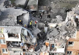 Фото: «Телеканал Дожд» Николаевда қутқарувчилар отишма