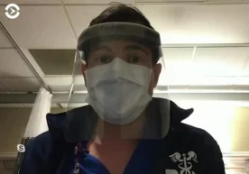 Сан-Францискодаги шифохоналарнинг бирида тиббий биродар