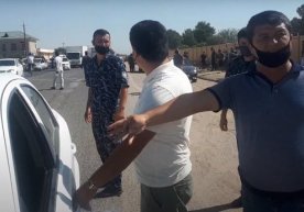 Фото: Видеолавҳадан скриншот Суд раисларининг «эсини