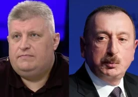 Kollaj: X Ozarbayjon prezidenti Ilhom Aliyev Oqtovdagi