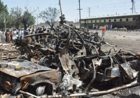 Покистоннинг Балужистон вилояти Кветта шаҳрида темирйўл