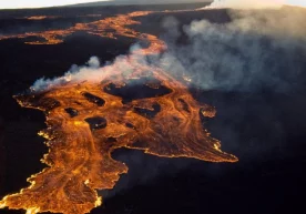 Фото: USGS Олимлар Ердаги энг улкан вулқоннинг отилиш