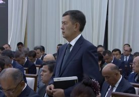 Foto: Videodan kadr Shavkat Mirziyoyev Samarqand