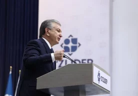 Президентликка номзод Шавкат Мирзиёев айни вақтда