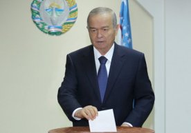 O‘zbekiston Prezidenti Islom Karimov saylovda ovoz berdi фото