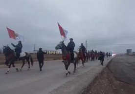 Тошкентдан Самарқандга қорабайир отлар карвони йўлга чиқди фото