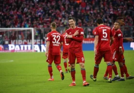 Германия чемпионатининг 25-туридан ўрин олган бир қатор