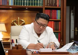 Фото: KCNA Шимолий Корея етакчиси Ким Чен Ин Россия билан