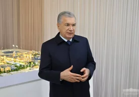 Фото: Президент матбуот хизмати Шавкат Мирзиёев Навоий