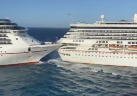 Meksikadagi portlardan birida ikkita kruiz layneri to‘qnashib ketdi (video) фото