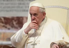 Pope Francis, who is currently being treated in hospital,