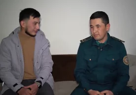 Видеодан кадр. Самарқанд вилояти ИИБ катта инспектори