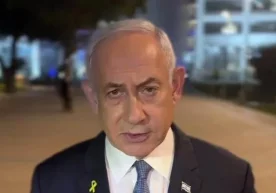 Foto: Videodan kadr Isroil bosh vaziri Binyamin Netanyaxu