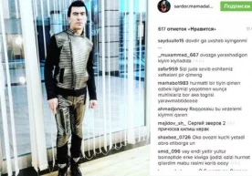 Хонанда Сардор Мамадалиев томонидан Инстаграмдаги саҳифага