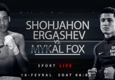 "Sport" telekanali Shohjahon Ergashev - Maykl Foks jangini jonli efirda namoyish etadi фото