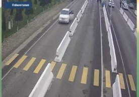 Jizzaxda YPX inspektorini 600 metrga sudrab ketgan «stiker»siz haydovchi ushlandi (video) фото