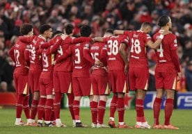 Ливерпул жамоаси ўз майдонида ўтказилган учрашувда