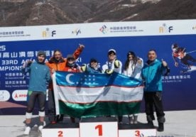 Our mountain skiers won 6 medals at the Asian Championship фото