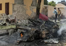 Somalida terrorchilar avtomobilni porlatib yuborishdi фото