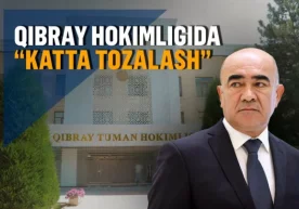 Toshkent viloyat hokimi Zoyir Mirzayev Qibray tumani hokim