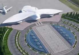 Туркманистон пойтахтида қад кўтарган янги халқаро аэропорт