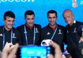 ФИФА Ҳакамлар қўмитаси раҳбари Пьерлуижи Коллина ва