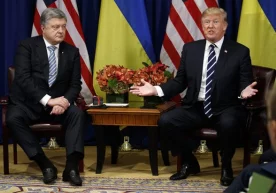 AQSh yetakchisi Donald Tramp Ukraina prezidenti Pyotr