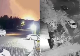 Фото: Видеодан кадрлар Тошкентнинг Юнусобод туманида ёрқин