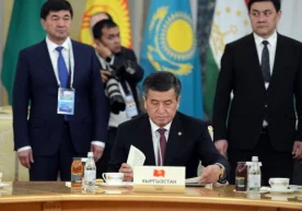 Qirg‘iziston prezidenti Sooronbay Jeenbekov Markaziy Osiyo
