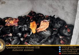 Истеъмолга яроқсиз 800 кг гўштни Cobalt машинасида олиб кетаётган шахслар аниқланди фото