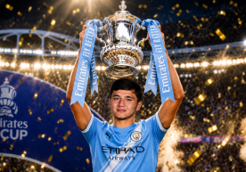 In the FA Cup final, Manchester City defeated Chelsea 1-0